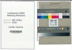 Entnazifizierung Heinrich Lechte , geb. 11.11.1892 (Beamter)