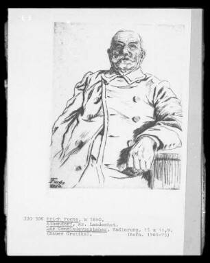 Der Gemeindevorsteher (Bauer Gruttke; Albendorf, Kreis Landeshut)
