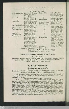 b) Staatsbehörden