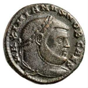 Münze, Follis, 299 n. Chr.
