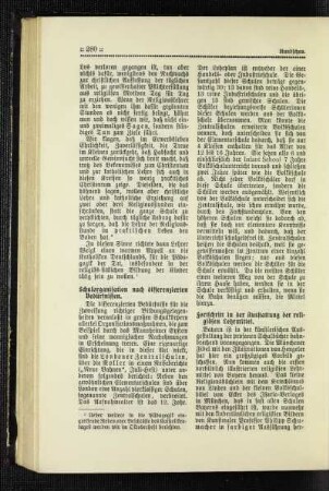 Schulorganisation nach differenzierten Bedürfnissen