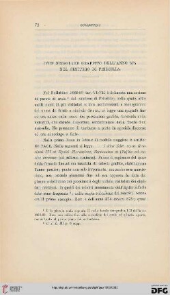 5.Ser.1.1890: D'un singolare graffito dell'anno 375 nel cimitero di Priscilla