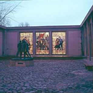 Farbglas Mahnmal Sachsenhausen