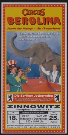 Circus Berlina, Zinnowitz, ohne Jahr