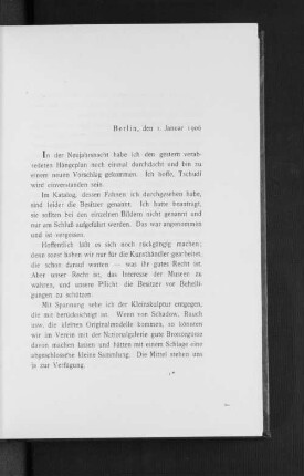 Berlin, den 1. Januar 1906