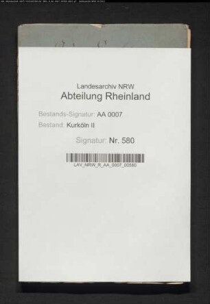 Geheime-Kanzlei-Instruktion in vier Abschriften nebst Extrakten