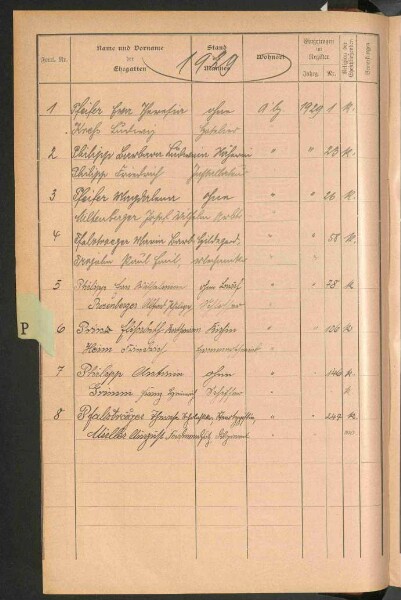 Standesamtsbuch der Stadt Aschaffenburg: Register Eheschließungen 1927 - 1929