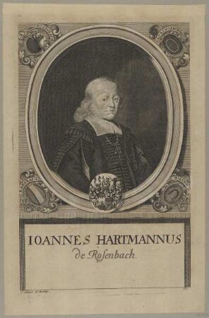 Bildnis des Ioannes Hartmannus de Rosenbach