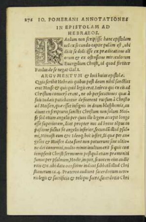 In Epistolam Ad Hebraeos.