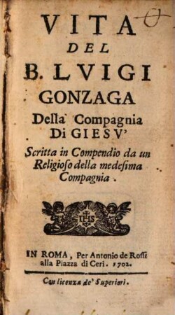 Vita del beato Luigi Gonzaga
