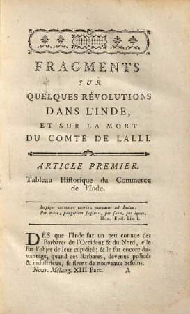 Nouveaux Mélanges philosophiques, historiques, critiques ect. ect., 13
