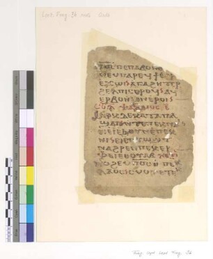 [Ordo] : Fragm. copt. Pischoi Lect. Frag. 36