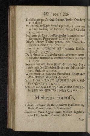 Medicina forensis.