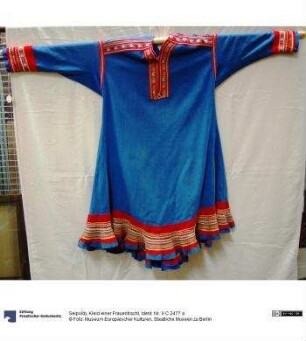 Kleid einer Frauentracht
