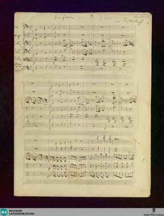 Symphonies - Don Mus.Ms. 337 : orch; D; GraDi D17 KreD 67