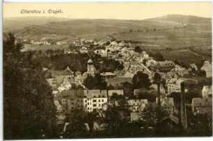 Olbernhau. Blick auf Olbernhau