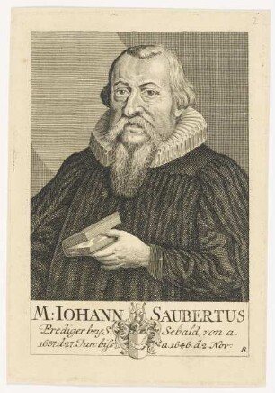 Bildnis des Iohann Saubertus