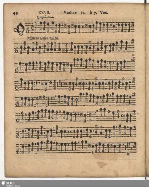XXVII. O JEsu wir wissen daß du