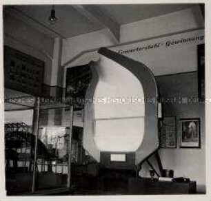 München, Deutsches Museum, Querschnitt durch eine Bessemer-Birne