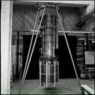 Zylinderspule der Hochfeld-Experimentieranlage im Institut für Technische Physik (ITP)