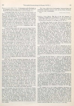 589-590 [Rezension] Barrett, Charles K., A commentary on the first Epistle to the Corinthians