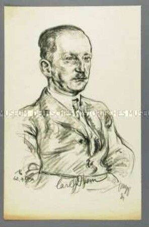 Bildnis des Sportfunktionärs Dr. Carl Diem (1)