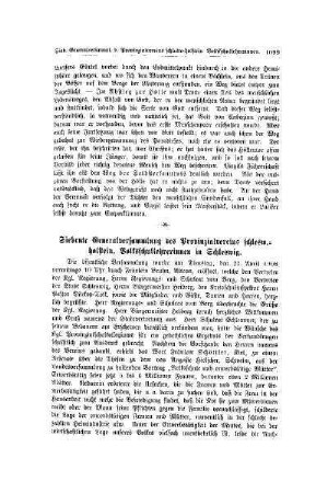 Siebente Generalversammlung des Provinzialvereins schlesw.-holstein. Volksschullehrerinnen in Schleswig