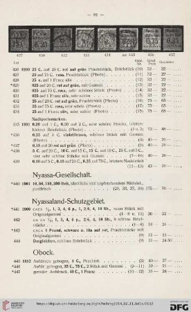 Obock (Nr. 445-456)