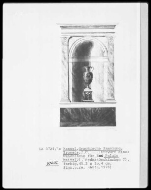 Kassel & Entwurf für das Palais Waitz?