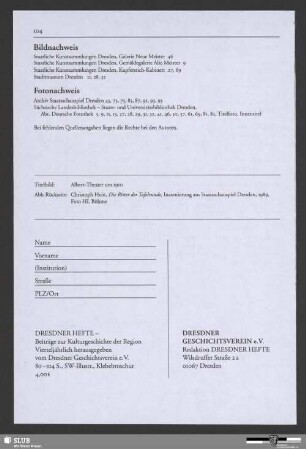 Bildnachweis / Fotonachweis