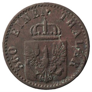 Fundmünze, Pfennig, 1868