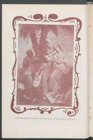 Cuadro religioso de Morelli. : Director de la Escuela de San Alejandro.