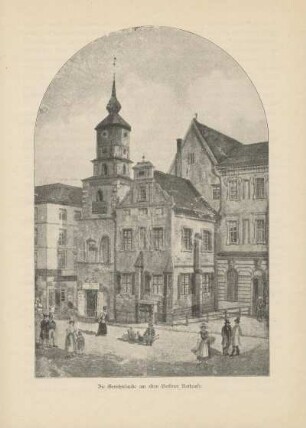 Die Gerichtslaube am alten Berliner Rathause