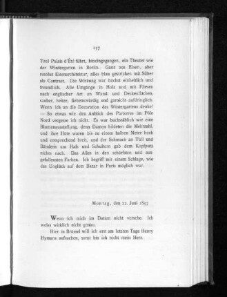 Montag, den 22. Juni 1897