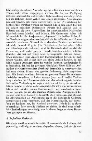 c) Äußerliche Merkmale