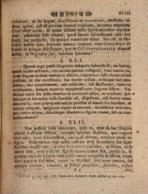 Exercitationis acad. de vero originum Hebraearum fonte et utilitate sectio ..., II