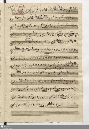 742. Aria: Belle luci vezzosette / Naumann, J.G.