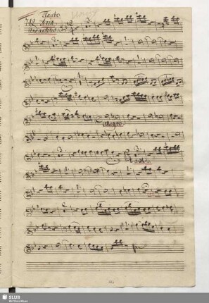 742. Aria: Belle luci vezzosette / Naumann, J.G.