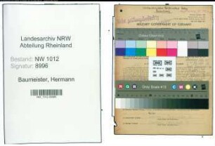 Entnazifizierung Hermann Baumeister , geb. 12.11.1902 (Landwirt)