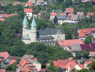 Unterharzgebiet - Stiftskirche Gernrode : Blick auf die romanische Stiftskirche St. Cyriakus in Gernrode. Aufgenommen am 17. Juni 2010