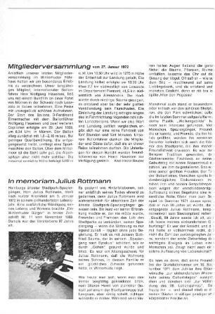 In memoriam Julius Rottmann