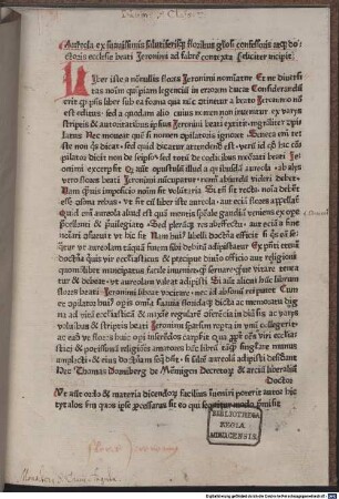 Regula monachorum ex scriptis Hieronymi collecta