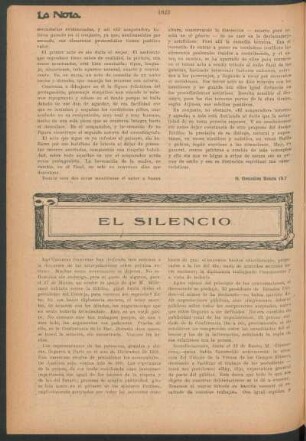 El silencio