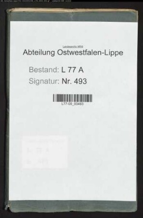 Anstellung der Hebungsbeamten (Amtsschreiber, Assessoren, Rendanten und Auditoren) beim Amt Hohenhausen