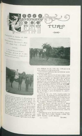 Turf : Resultado de "La Copa". - Realité. - Darío Vial. - Honor!!