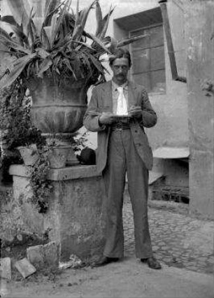 Aufnahme von Eduard Fürstenau (in Pompeji oder Rom)