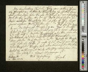 Brief an Unbekannt