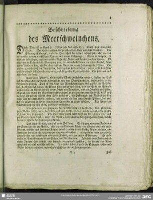 Beschreibung des Meerschweinchens