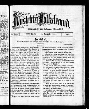 Illustrirter Volksfreund. 1885-1885