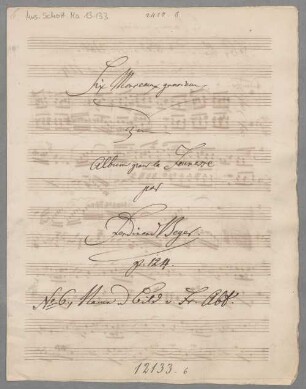 Keyboard pieces; G; pf; op. 124/6 - BSB Mus.Schott.Ha 13133
